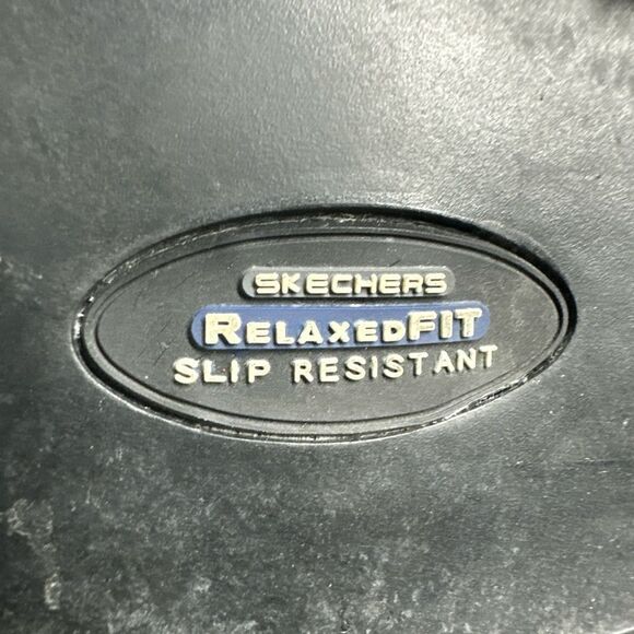 Skechers Mens Relaxet Fit Slip Resistant Black Ankle Work Boots Size 11 Lace Up - Picture 9 of 11